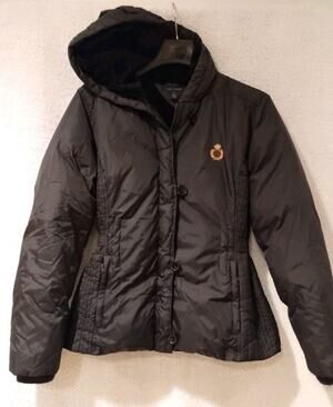 Tommy Hilfiger - Womens Blk Soft Plush Lined Winter Jacket w/Hood - Sz Med - Blk